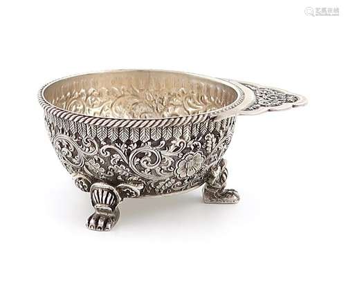 An American silver wine taster / dish, by Tiffany,…