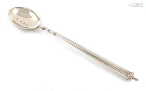 A silver canon handled basting spoon, by R. Comyns…