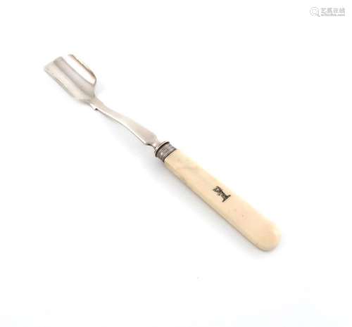 ΛA Victorian silver stilton scoop, by John Gilbert…