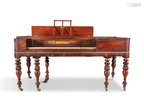 AN IRISH GEORGE III SQUARE PIANO BY SAMUEL MORELAN…