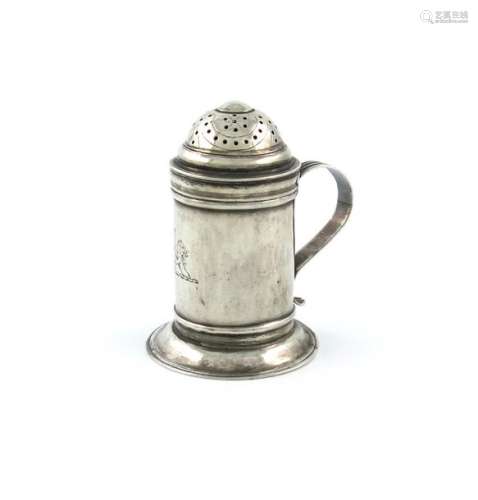 A George I silver kitchen pepper pot, by James Goo…