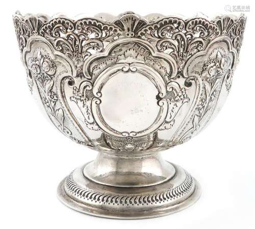A late Victorian silver rose bowl, by George Jacks…