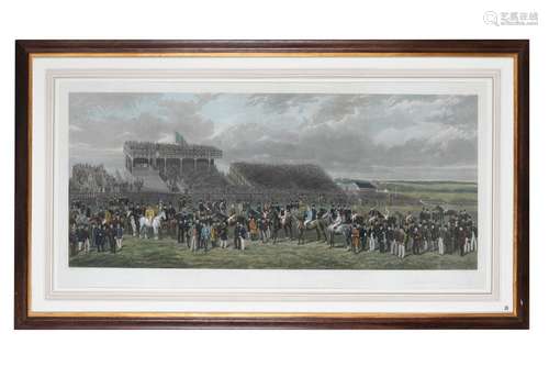 AFTER H.BARRAUDPunchestown 1868Coloured lithograph…