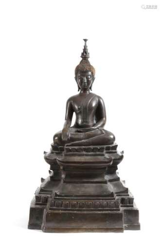 Bouddha, Laos \nBouddha assis en Bhumisparsha Mudra…