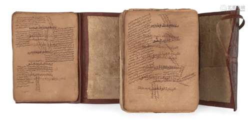 A North African Qur'an, 19th century or earlier, unbound, Arabic manuscript on paper, with 4ll. of