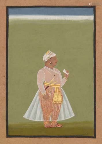 Various Properties A portrait of Rao Chidoji of Salumbar, Mewar, Rajasthan, North India, second