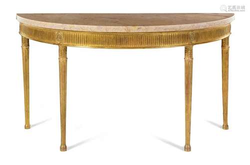 A George III Giltwood Console Table