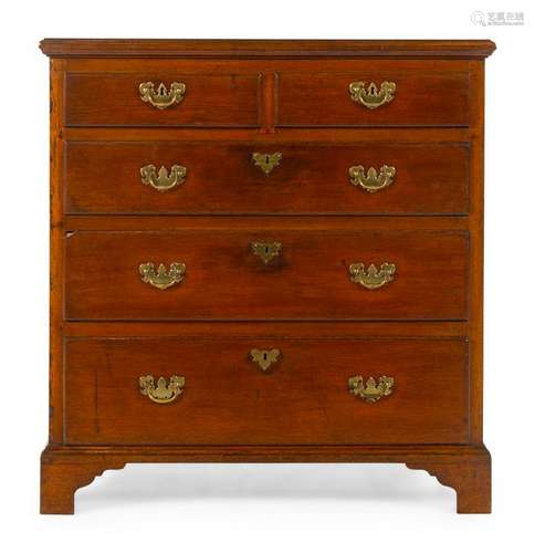 A George III Provincial Oak Chest of Drawers