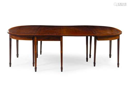 A George III Style Mahogany Extension Dining Table