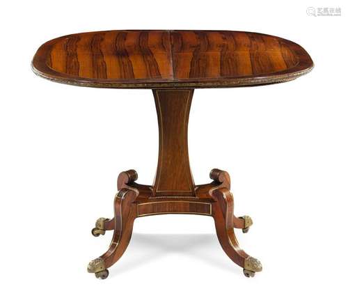 A Regency Rosewood Game Table