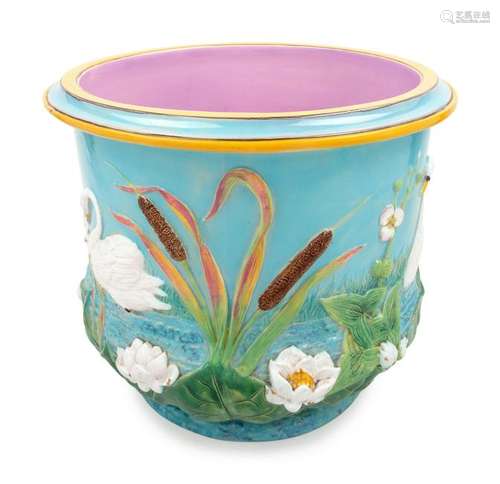 A George Jones Majolica Jardiniere