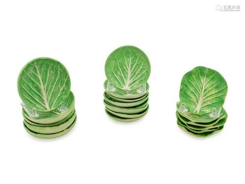 A Group of Dodie Thayer Lettuceware Small Plates