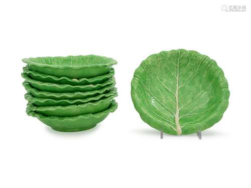 Eight Dodie Thayer Lettuceware Salad Bowls