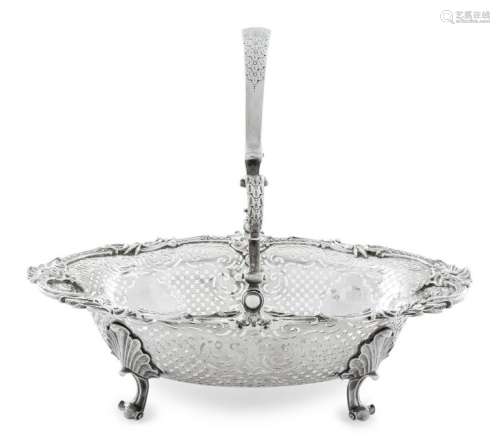 A George III Silver Centerpiece Basket