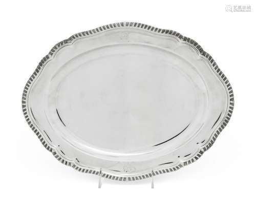 A George III Silver Serving Platter