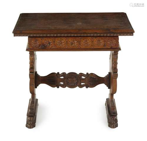 An Italian Renaissance Style Walnut Table