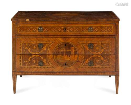 An Italian Marquetry Commode