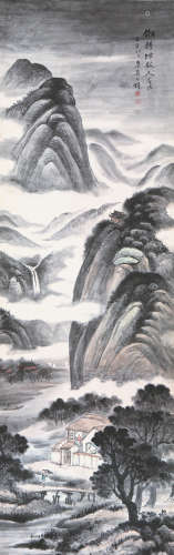 吴石仙(1845-1916) 拟古人笔意 设色 纸本立轴
