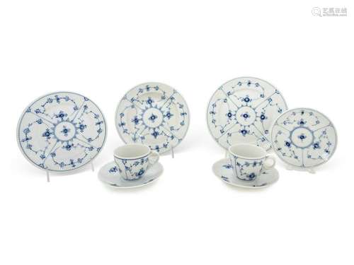 A Royal Copenhagen Porcelain Dinner Service