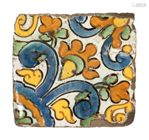 A Mexican Pottery TileÂ