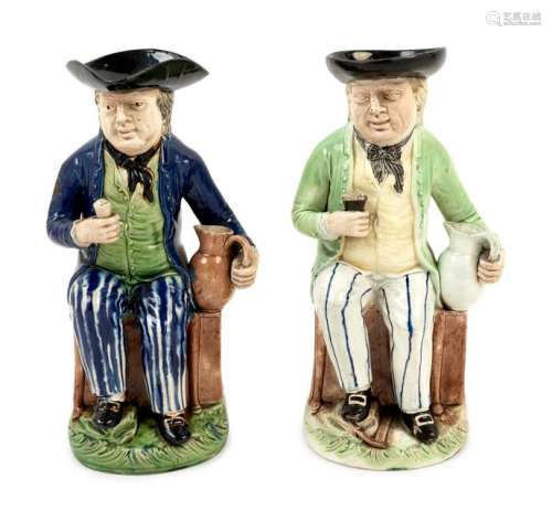 Two Ralph Wood Burslem Pottery 'Rodney's Sailor' Toby