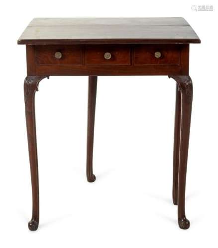 A George II Style Mahogany Flip-Top Table