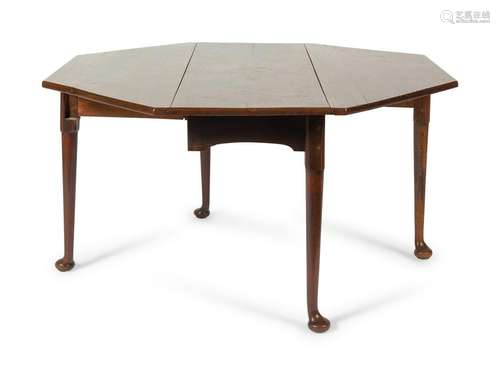 A George III Mahogany Drop-Leaf Table