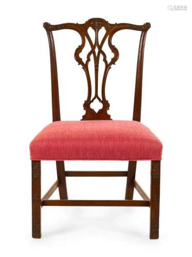 A George III Mahogany Side Chair