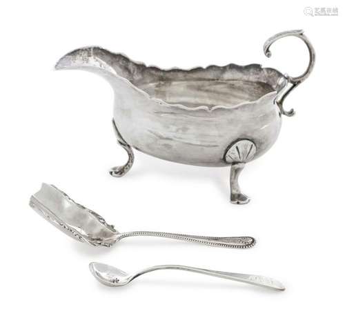 A George II Silver Sauce Boat