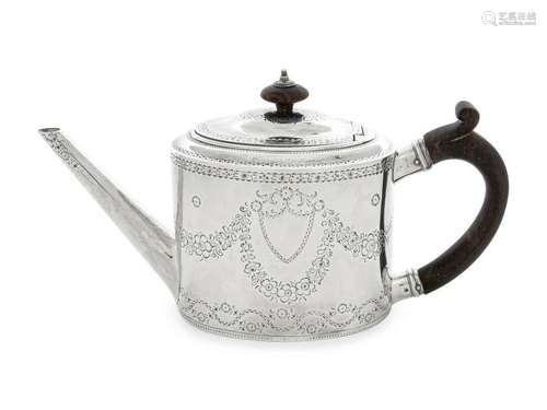 A George III Silver Teapot