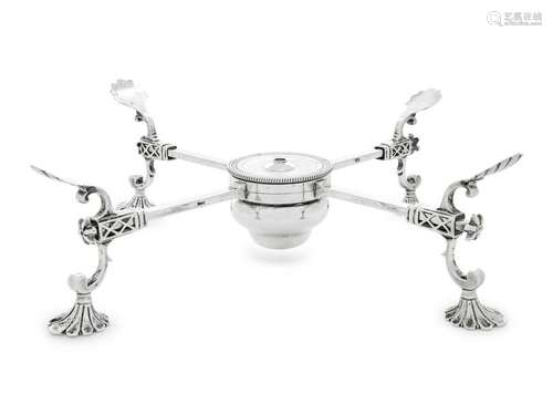 A George III Silver Dish Cross