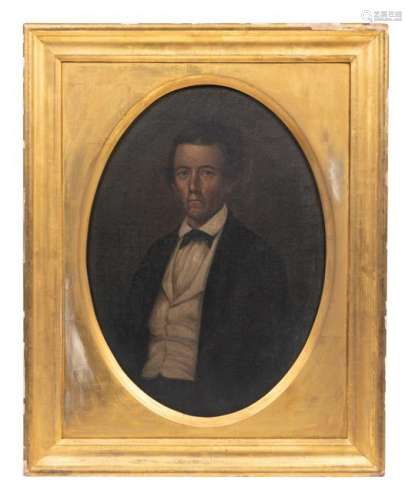 American School (19th Century) Portrait of a