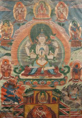 A Tibetan Thangka