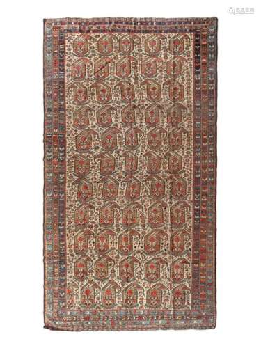 A Qashqai Wool Rug 11 feet 5 inches x 6 feet 8 inches.