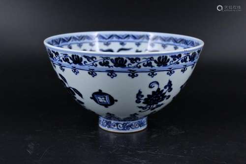 Ming Porcelain Blue&White Bowl