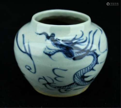 Chinese Ming Porcelain Blue&White Jar