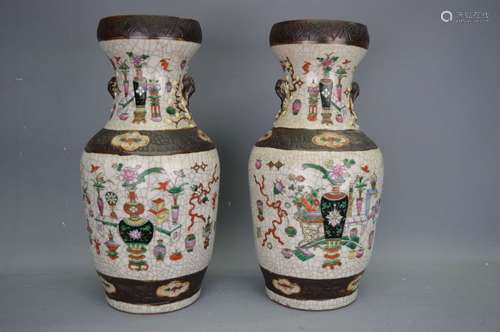 Chine 2 vases 1900