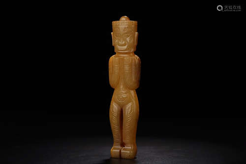 HETIAN JADE FIGURE ORNAMENT