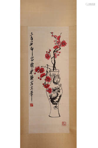 PAINTING SCROLL BY QI'BAISHI