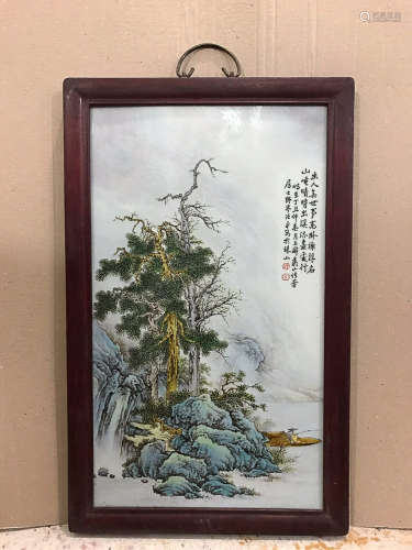 PORCELAIN PAINTING BY ZHU'SHAN'BA'YOU