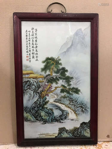 PORCELAIN PAINTING BY WANG'YETING