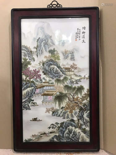 PORCELAIN PAINTING BY ZHANG'ZHITANG