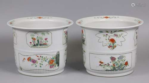 pair of Chinese planters, possibly Republican period