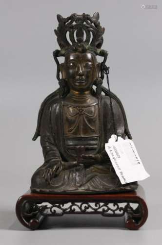 Chinese bronze Buddha, possibly Ming dynasty