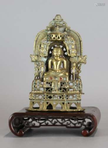 bronze Buddha, India, possibly 18th/19th c.