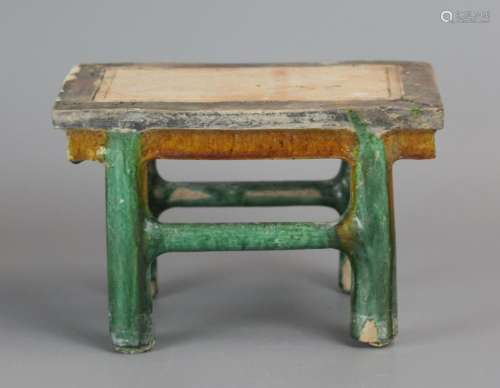 Chinese ceramic bench/table, possibly Ming dynasty