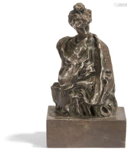 DENYS PUECH (1854-1942) Figure allégorique, le modèle conçu en [1932] Sculpture. Épreuve en bronze