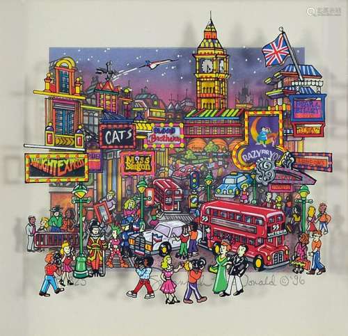 Susannah Macdonald, born 1954, 'London', 3D-