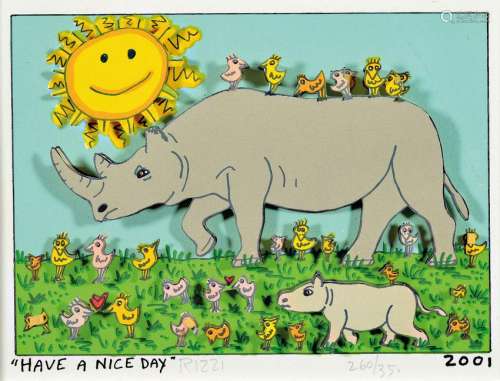 James Rizzi, 1930-2011, 'Have a nice Day'