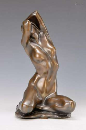 Miguel Moreno, born 1935, Bronze figurine, 'Venus